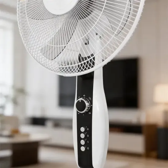 Everest FAN11 Cool Air 16'' 50 Watt 5 Pervaneli 3 Kademe 1200RPM Zaman Ayarlı Vantilatör - Beyaz resmi