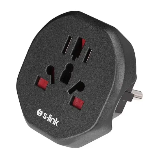 S-Link SL-WL09 Çok Amaçlı Universal Avrupa Çıkışlı - Türk Priz Çevirici  resmi