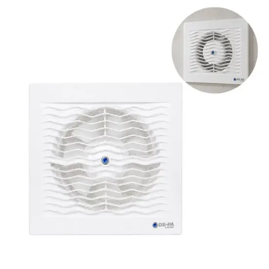 DE-PA 11150 Q150 150'lik Banyo Tuvalet Aspiratör (15Cm) resmi