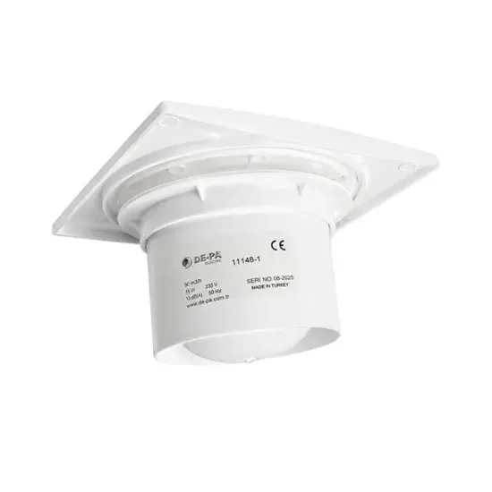 De-Pa 11148 Q100 100'lük Banyo Tuvalet Aspiratör (10Cm) resmi