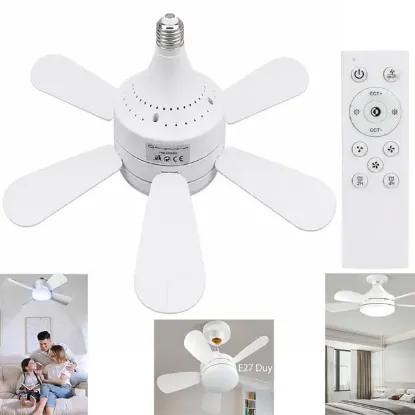 PowerMaster PM-25552 E27 2000 Lümen Ledli Tavan Fan Vantilatör resmi