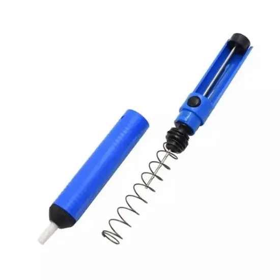 PowerMaster CJ-1229 Yüksek Emişli Lehim Temizleme Pompası Plastik Mavi (192mm) resmi