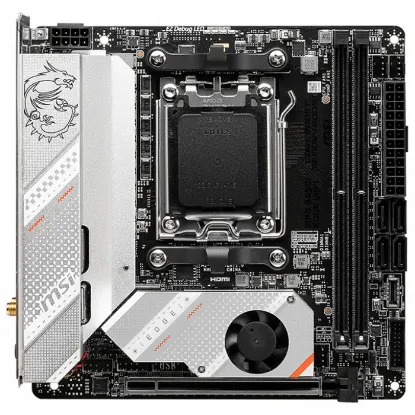 MSI MPG B650I EDGE WIFI DDR5 HDMI M.2 USB 3.2 LAN WİFİ MITX AM5  resmi