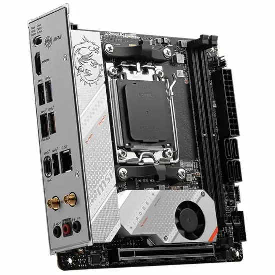 MSI MPG B650I EDGE WIFI DDR5 HDMI M.2 USB 3.2 LAN WİFİ MITX AM5  resmi