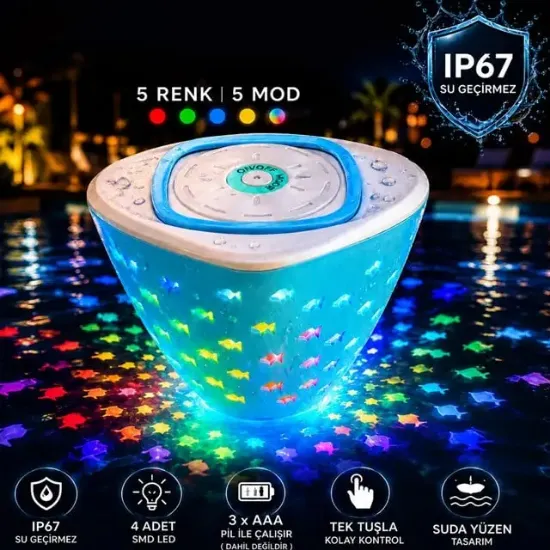 PowerMaster PM-25535 Havuz İçin Yüzen Led Işık resmi