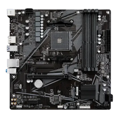 GIGABYTE B550M K DDR4 4733MHz(OC) HDMI M.2 DP mATX resmi