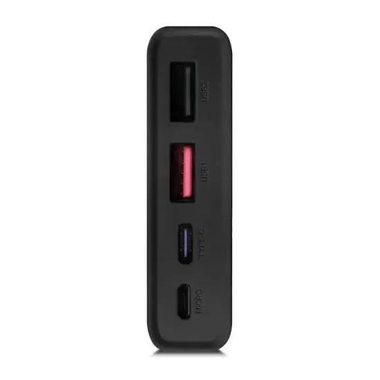 Powerway QC10-PD 10.000 mAh Dahili Kablolu ve Fenerli Hızlı Şarj Power Bank resmi