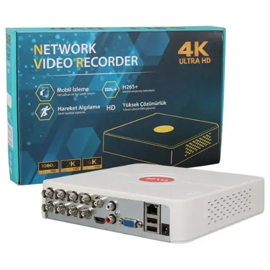 Powermaster AHD-ANALOG-TVI-CVI 1080N 5MP Destekli 8 Kanal Dvr-Xvr Kayıt Cihazı resmi