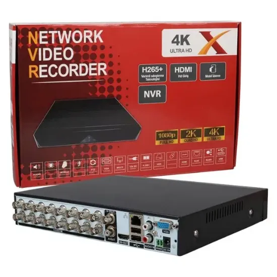 Powermaster PM-12183 16 Kanal 5 MP Destekli AHD Kayıt Cihazı resmi
