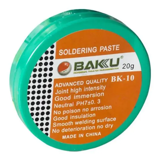 Baku BK-10 Yüksek Kaliteli İleri Seviye 20 Gram Lehim Pastası  resmi