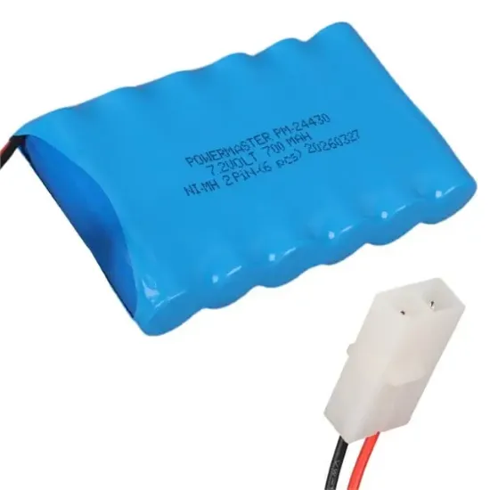 Powermaster PM-24430 7.2Volt 700mAh Ni-Mh 2 Pin Soketli 6'lı Oyuncak Araba Pili 202105 resmi