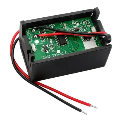Weko CA-056-30V DC 4-30 Volt Dijital Kırmızı Ekranlı Voltmetre (3 Pin) resmi
