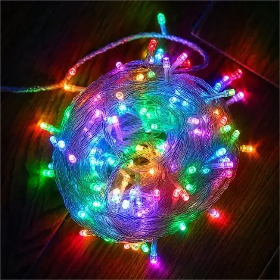 Powermaster PM-22581 Animasyonlu 10 Metre Eklenebilir RGB Top Yılbaşı Led Işık resmi