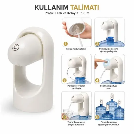 Sunup SN-38885 DC 5V Damacana Su Pompası resmi