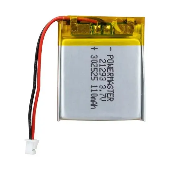 Powermaster PM-21293 3.7V 110mAh 302525 3.5mm Soketli Lityum Polimer (Li-Po) Batarya Şarj Edilebilir Pil resmi