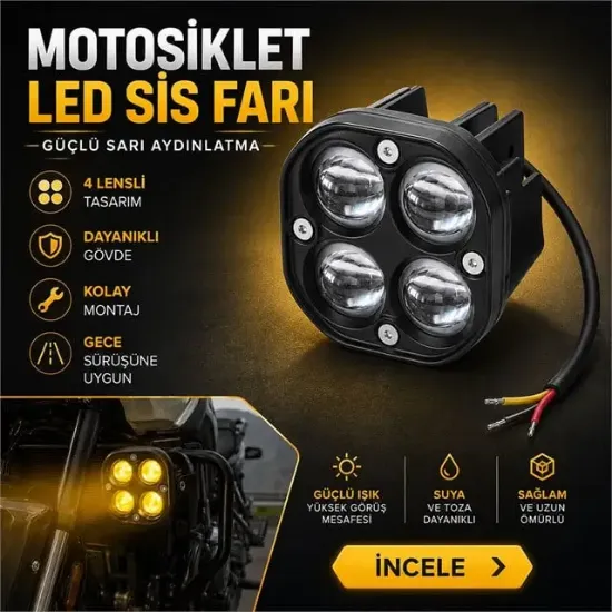 Powermaster PM-22740 45W Motosiklet Sis Lambası resmi