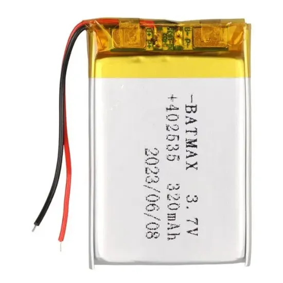 Powermaster PM-29463 3.7V 320mAh 402535 Soketsiz Lityum Polimer (Li-Po) Batarya Şarj Edilebilir Pil resmi