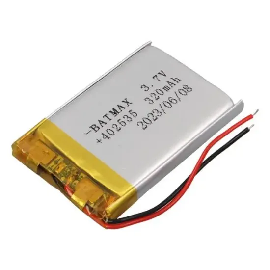 Powermaster PM-29463 3.7V 320mAh 402535 Soketsiz Lityum Polimer (Li-Po) Batarya Şarj Edilebilir Pil resmi
