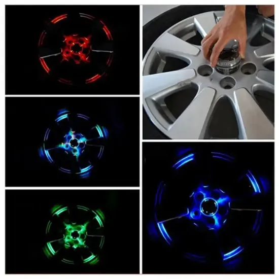 Sunup Led Işıklı Araba Tekerlek Göbek Kapağı resmi