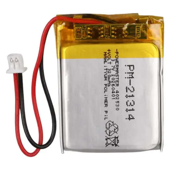 PowerMaster 402540 3.7 Volt 400 Mah Lityum Polimer Pil resmi