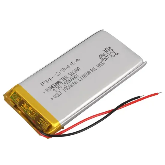 PowerMaster 503060 3.7V 1000mAh Lityum Polimer (Li-po) Batarya Ciklet Pil resmi