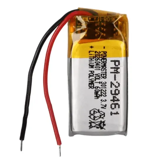 PowerMaster 301222 3.7V 60mAh Lityum Polimer (Li-po) Batarya Ciklet Pil resmi