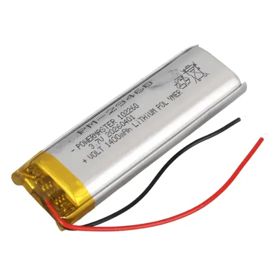 PowerMaster 102260 3.7V 1400mAh Lityum Polimer (Li-po) Batarya Ciklet Pil resmi