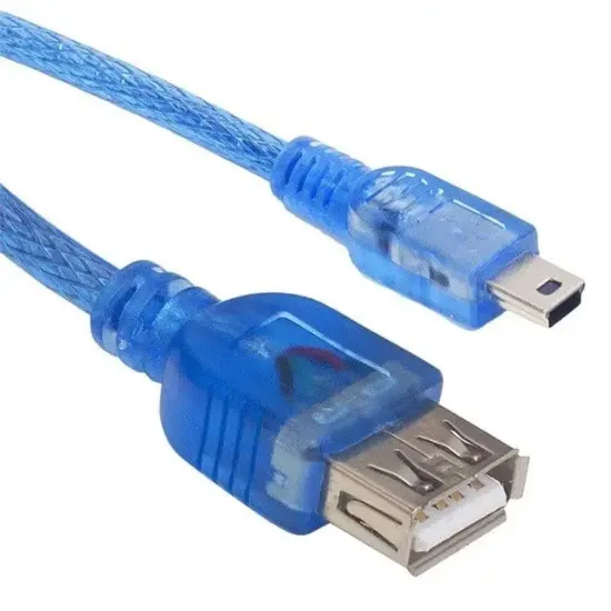 Powermaster iPod Şarj Aleti Kablosu 5 Pin Geniş 1.5 Metre Şeffaf resmi