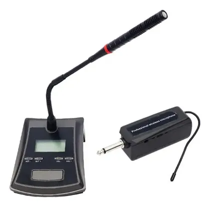 Gold Audio GX-751 UHF Ekranlı Wireless Kablosuz Kürsü Mikrofonu resmi