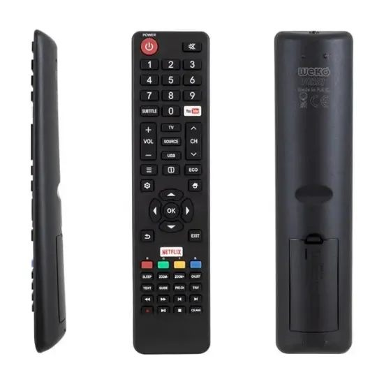 Weko Tesla 06-532W54-TLA1XS Youtube-Netflix Tuşlu LCD LED TV Kumanda resmi