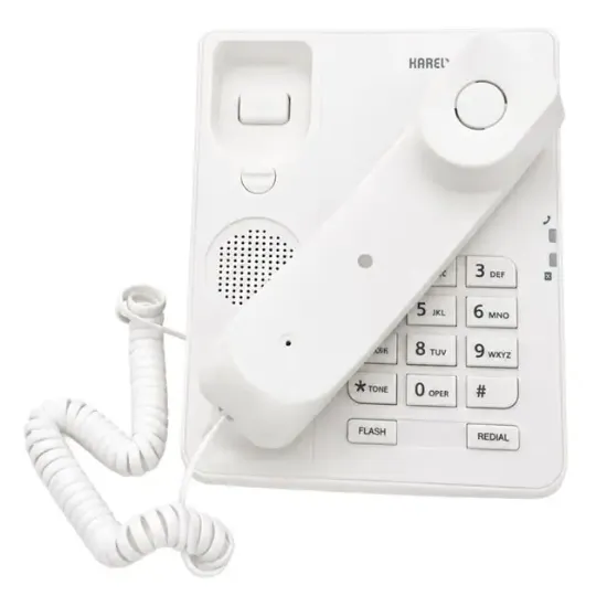 Karel TM-140 Kablolu Ekransız Krem Masaüstü Telefon                                                  resmi