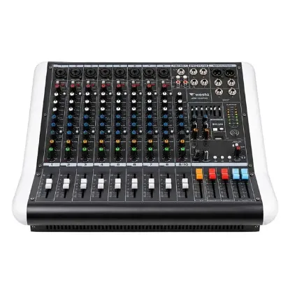 Westa WM-10PMX 2x500W 10 Kanal Power Mikser USB, Bluetooth 32DSP Dijital Profesyonel Ses Mikseri resmi