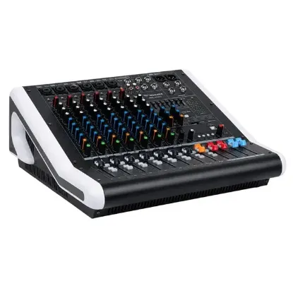 Westa WM-8PMX 2x400W 8 Kanal Power Mikser USB, Bluetooth 32DSP Dijital Profesyonel Ses Mikseri resmi