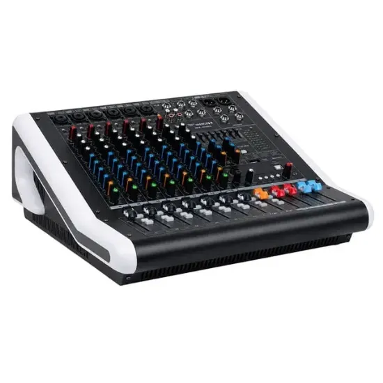 Westa WM-8PMX 2x400W 8 Kanal Power Mikser USB, Bluetooth 32DSP Dijital Profesyonel Ses Mikseri resmi