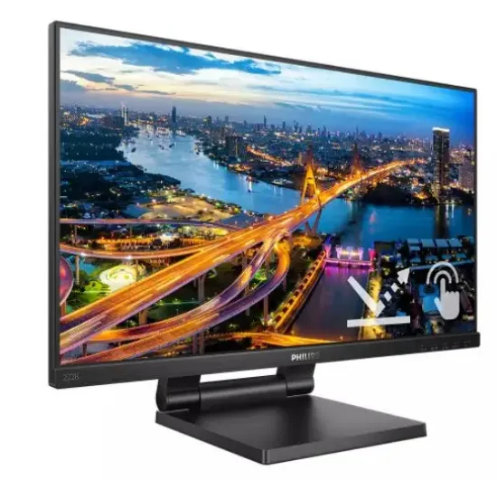 21.5 PHILIPS 222B1TC IPS FHD 4MS 75HZ HDMI DP VGA resmi