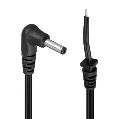 Weko Yerli Üretim 1.5 Metre L Tip Jacklı Notebook Adaptör Kablosu 3.5*1.35 Uçlu resmi