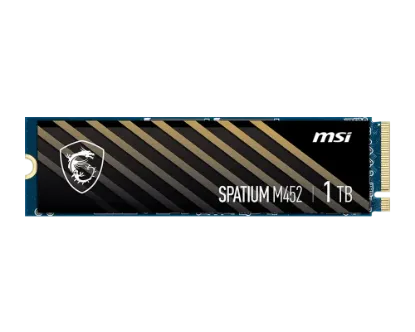 1TB MSI SPATIUM M452 PCIE 4.0 NVME M.2 resmi