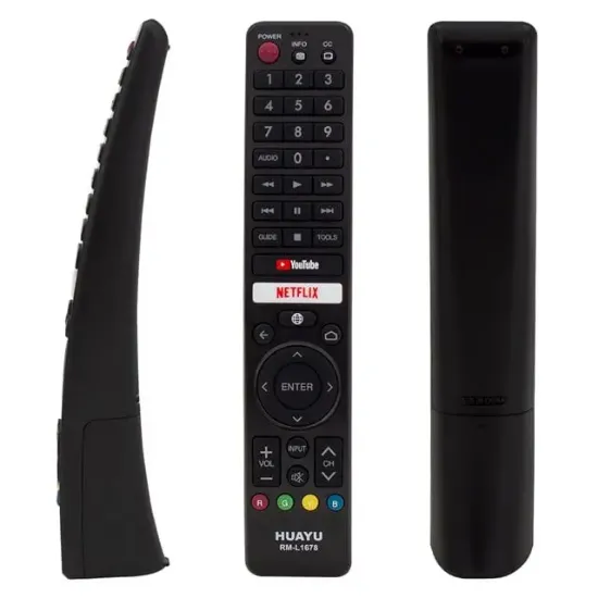 Huayu RM-L1678 Sharp Netflix-Youtube Tuşlu Lcd-Led Tv Kumanda resmi