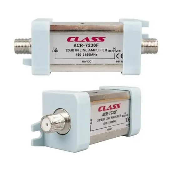 Class ACR-7230F 20db 450-2150 Mhz Lnb Hat Kuvvetlendirici In-Line Amplifer resmi