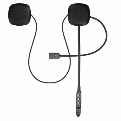 Powermaster PM-14283 Bluetooth'lu Şarjlı Kask İçi Motosiklet Hoparlör ve Mikrofon Seti resmi