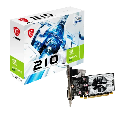 MSI N210-1GD3/LP 64Bit 1GB DDR3 VGA DVI HDMI 64B resmi