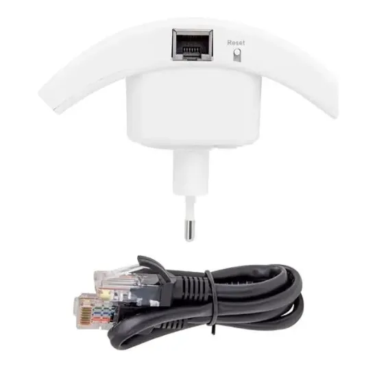 PowerMaster LV-WR01T 2.4Ghz 300Mbps 1 Port Access Point Repeater AP Bridge resmi