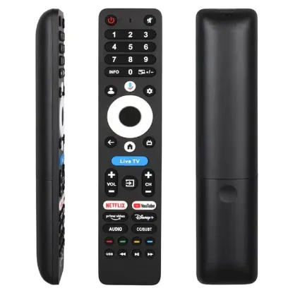 Weko Philips-Arçelik-Beko-Onvo Ses Komutlu Live TV-Netflix-Youtube-Prime Video-Disney Akıllı TV Kumanda resmi