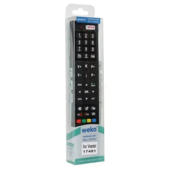 Vestel RC4848F RC5 30094759 Netflix-Youtube-Play Tuşlu Lcd Led Tv Kumanda resmi