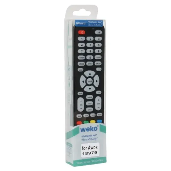 Awox 55'' U5600STR -  PAN3282 / Hisense / Telefox 4K Lcd-Led Smart Tv Kumandası resmi