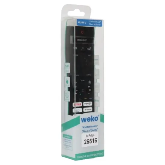 Philips HPH261-43PUS8510/12-50PUS8349-55OLED759-65PML9019-85PUS8510 Netflix-Prime Video- Youtube- Disney Plus Tuşlu Ses Komutsuz Lcd-Led Tv Kumanda resmi
