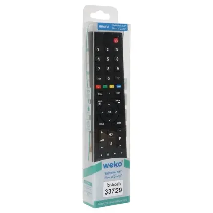 Arçelik RC3214803 - A32LB5533 - A40LB5333 / Beko B24L 5845 4B / Altus AL-32L-4950-4B Media Tuşlu Lcd Tv Kumandası resmi