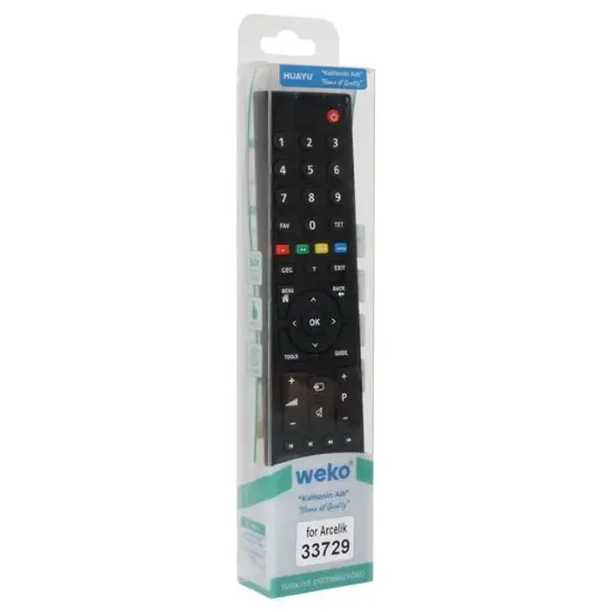 Arçelik RC3214803 - A32LB5533 - A40LB5333 / Beko B24L 5845 4B / Altus AL-32L-4950-4B Media Tuşlu Lcd Tv Kumandası resmi