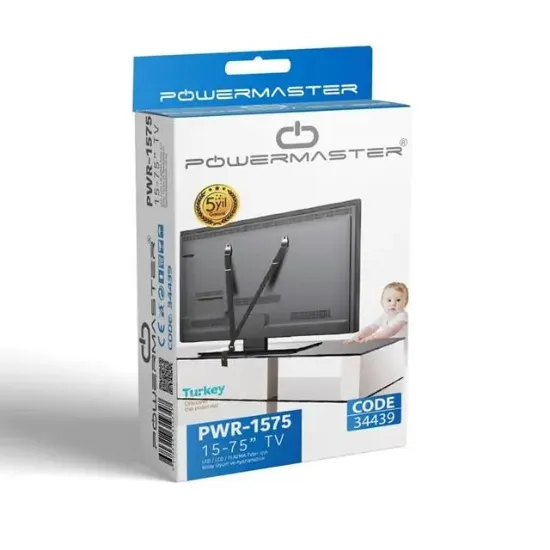 Powermaster 15''-75'' Lcd Ve Bebek Güvenlik Kemeri PWR-1575 resmi