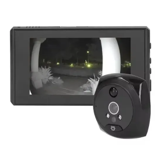 Powermaster PM-24933 3.5 Inch Kameralı Akıllı Kapı Zili resmi